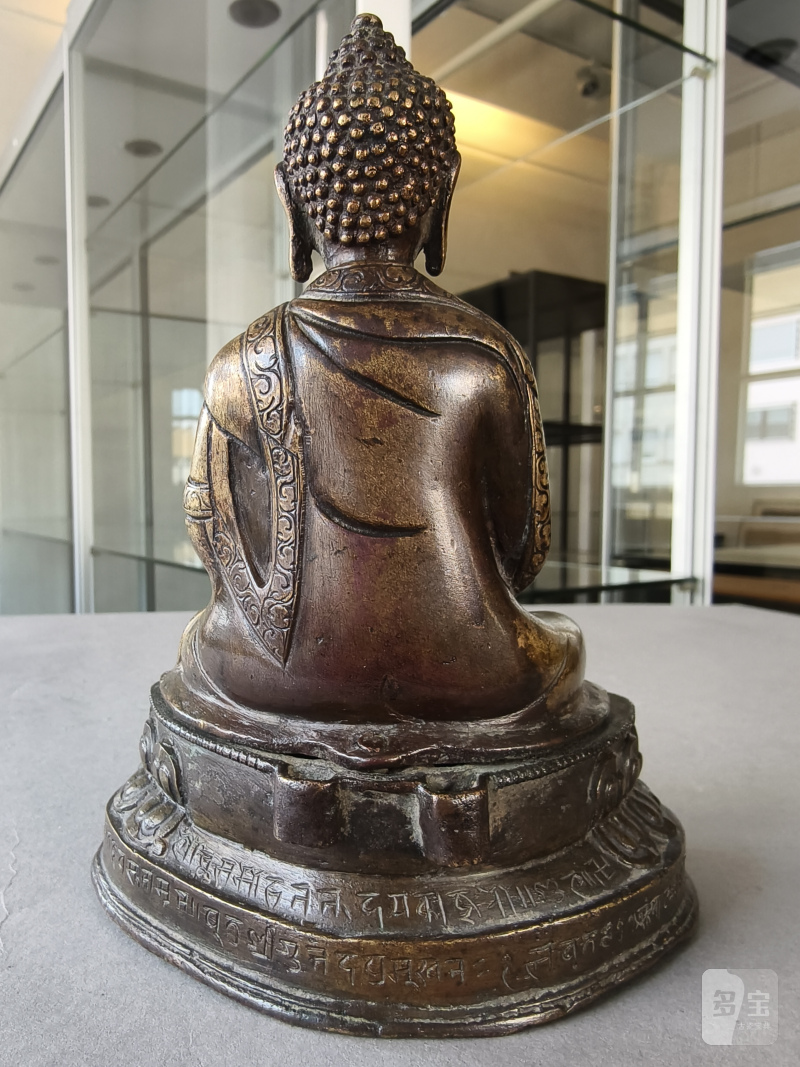 A GILT-COPPER FIGURE OF BUDDHA SHAKYAMUNI - 图20